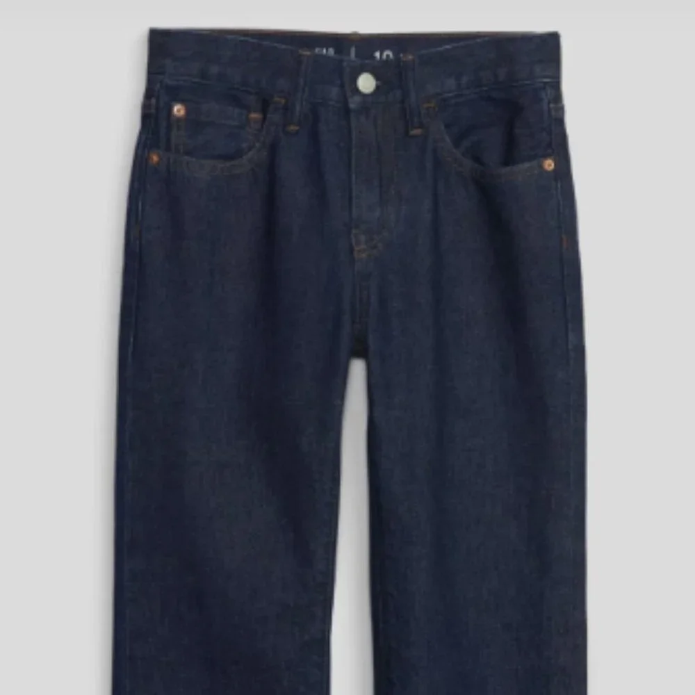 GAP Kids Indigo Straight Jeans, 16 Husky